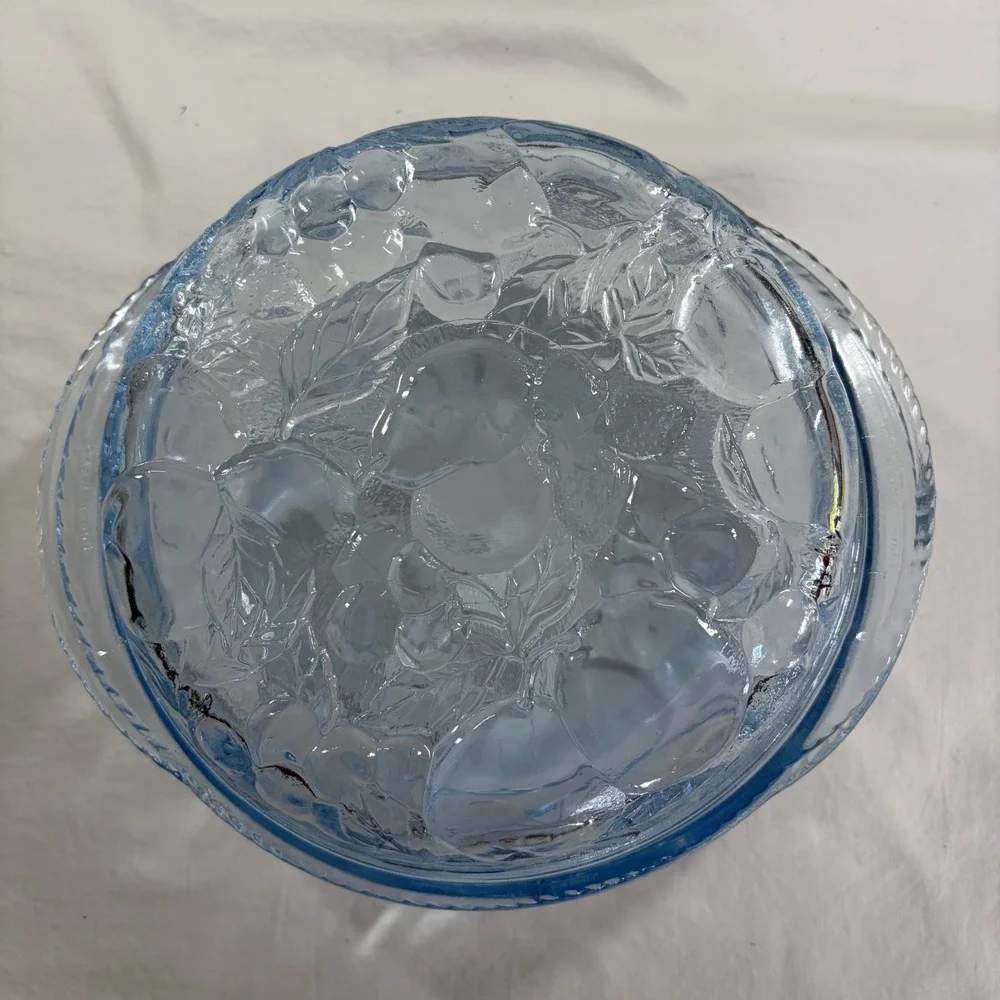 Libbey vintage blue